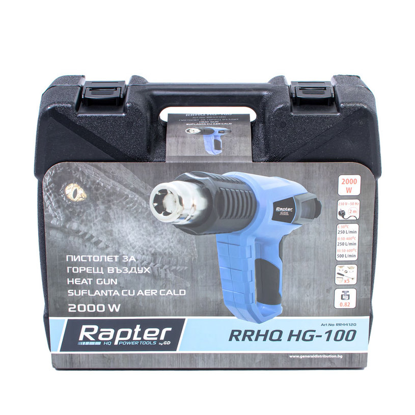 RAPTOR ПИСТОЛЕТ ГОРЕЩ ВЪЗДУХ RRHQ HG-100 RAPTOR ПИСТОЛЕТ ГОРЕЩ ВЪЗДУХ RRHQ HG-100