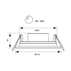 &LED луна PUNTO LED 8W 4000K IP44 650lm &LED луна PUNTO LED 8W 4000K IP44 650lm