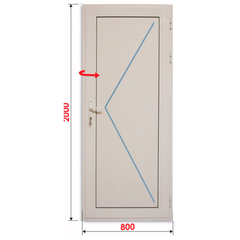 АЛУМ. ВРАТА С ТИП ДЯСНА 80/200 АЛУМ. ВРАТА С ТИП ДЯСНА 80/200