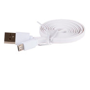 КАБЕЛ МИКРО USB, БЯЛ КАБЕЛ МИКРО USB, БЯЛ