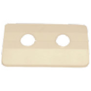 Розетка Ф16 - двойна пластмасова Розетка Ф16 - двойна пластмасова