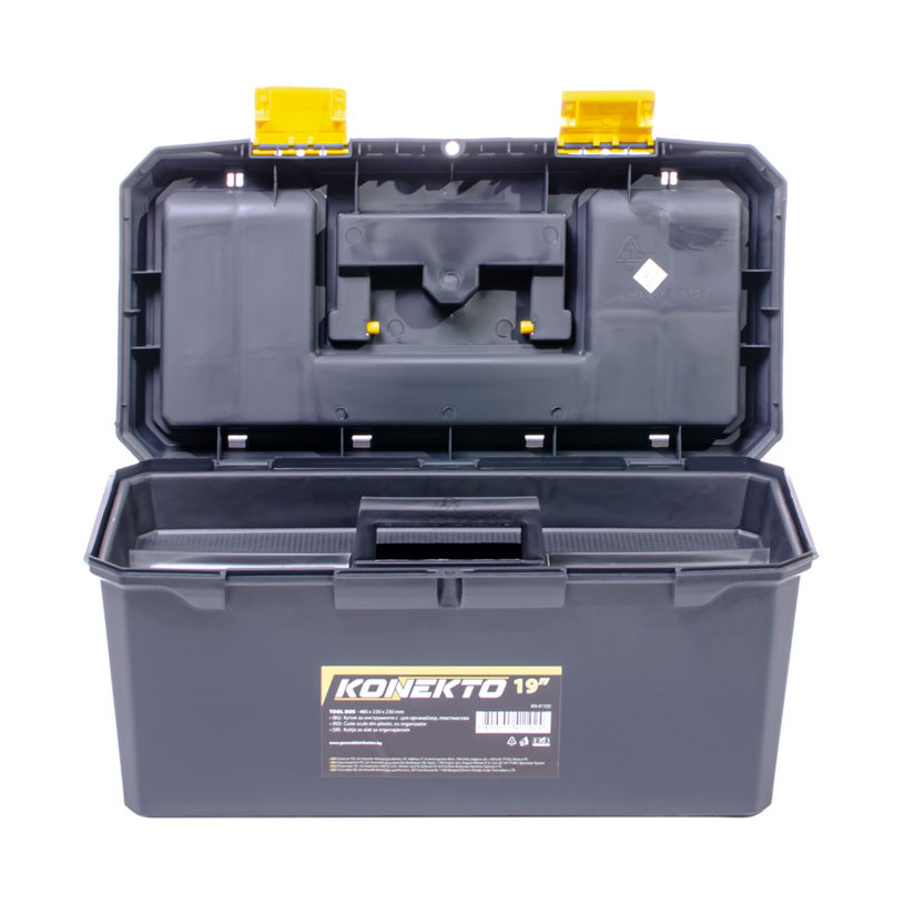 KONEKTO КУФАР ЗА ИНСТРУМЕНТИ 19" KONEKTO КУФАР ЗА ИНСТРУМЕНТИ 19"