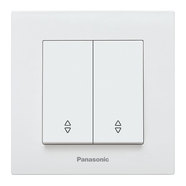 Ключ девиатор двоен бял IP20 Karre+ Ключ девиатор двоен бял IP20 Karre+