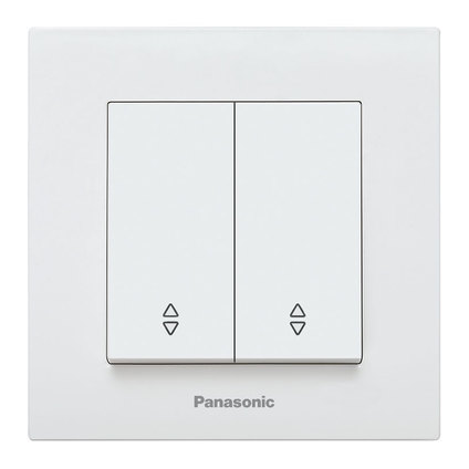 Ключ девиатор двоен бял IP20 Karre+ Ключ девиатор двоен бял IP20 Karre+