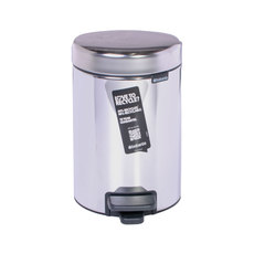 КОШ ЗА ОТПАДЪЦИ МЕТАЛ С ПЕДАЛ 3l ХРОМ КОШ ЗА ОТПАДЪЦИ МЕТАЛ С ПЕДАЛ 3l ХРОМ