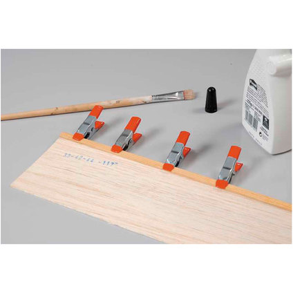 Пружинни клещи стоманени 50x20mm 4бр Пружинни клещи стоманени 50x20mm 4бр