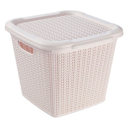 #КОШ ЗА ДРЕХИ PVC РАТАН 15Л БЕЖОВ #КОШ ЗА ДРЕХИ PVC РАТАН 15Л БЕЖОВ