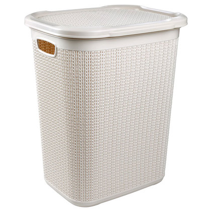 #КОШ ЗА ПРАНЕ PVC РАТАН 50Л БЕЖОВ #КОШ ЗА ПРАНЕ PVC РАТАН 50Л БЕЖОВ