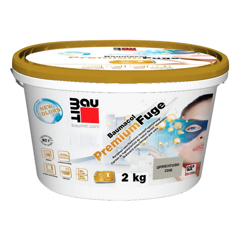 ФУГ. СМЕС БАУМАКОЛ ПРЕМИУМ ЦИМ.СИВ 2КГ. ФУГ. СМЕС БАУМАКОЛ ПРЕМИУМ ЦИМ.СИВ 2КГ.