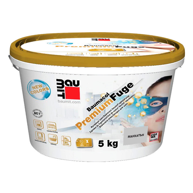 ФУГ. СМЕС БАУМАКОЛ ПРЕМИУМ МАНХАТЪН 5КГ ФУГ. СМЕС БАУМАКОЛ ПРЕМИУМ МАНХАТЪН 5КГ