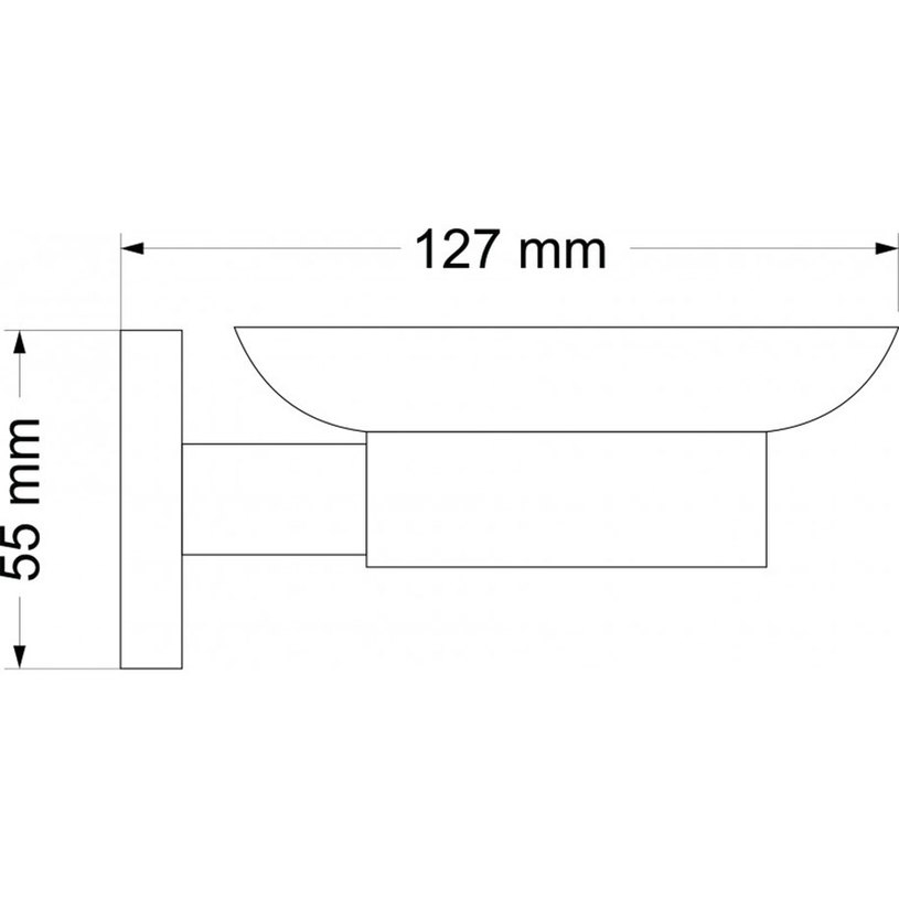 ***Стъклена сапунерка Ноа ***Стъклена сапунерка Ноа