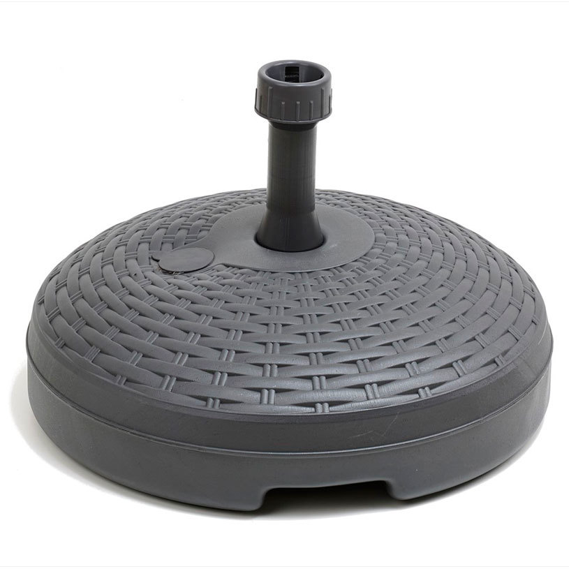 PROGARDEN Rattan Parasol Base Ø45 cm, Anthracite