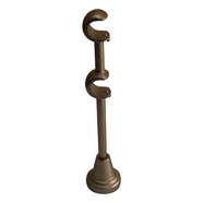 КОНЗОЛА ЗА ДВОЕН КОРНИЗ БЕЛА НИКЕЛ МАТ КОНЗОЛА ЗА ДВОЕН КОРНИЗ БЕЛА НИКЕЛ МАТ