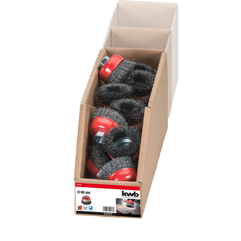 Телена четка стоманена HSS Ф 60 mm чашка Телена четка стоманена HSS Ф 60 mm чашка