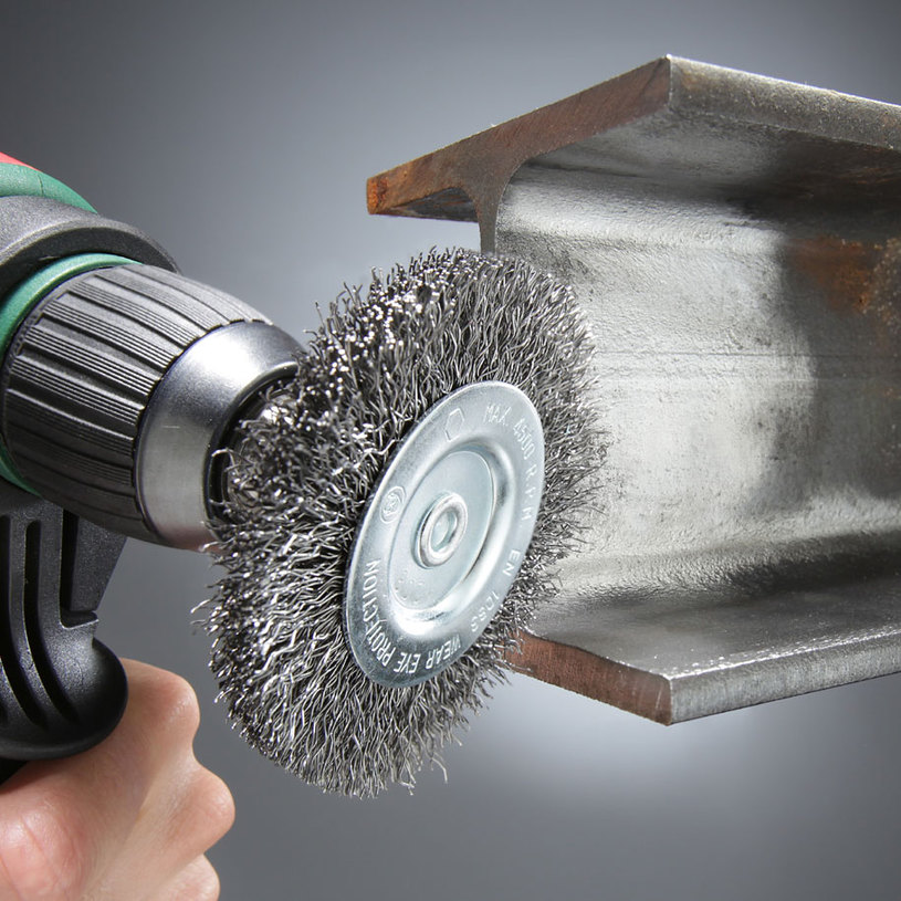 Телена четка стоманена HSS Ф 75 mm шайба Телена четка стоманена HSS Ф 75 mm шайба