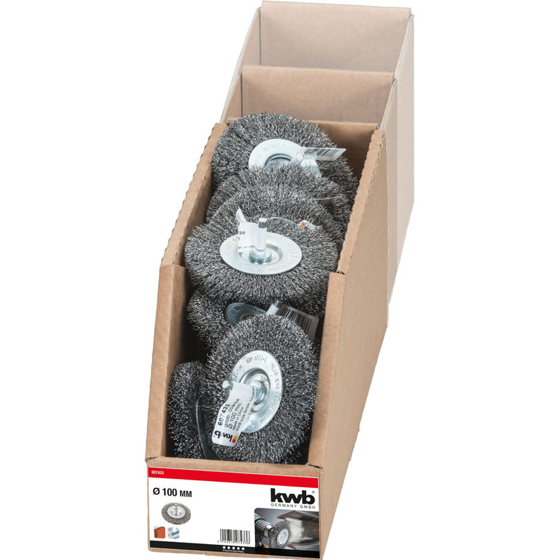 Телена четка стоманена HSS Ф 100mm шайба Телена четка стоманена HSS Ф 100mm шайба