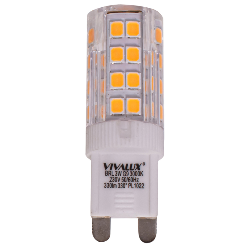 &LED кр G9 3W 330Lm 3000K VIVA &LED кр G9 3W 330Lm 3000K VIVA