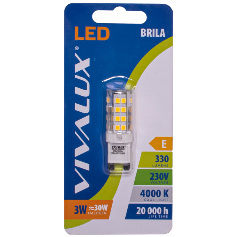 LED кр G9 3W 330Lm 4000K VIVA LED кр G9 3W 330Lm 4000K VIVA