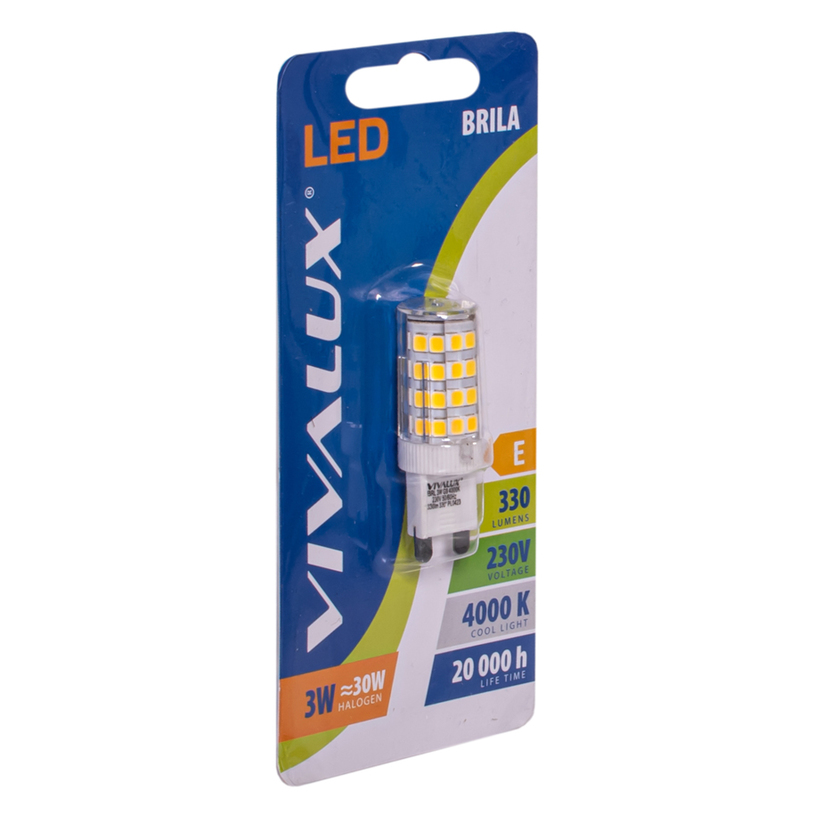 LED кр G9 3W 330Lm 4000K VIVA LED кр G9 3W 330Lm 4000K VIVA