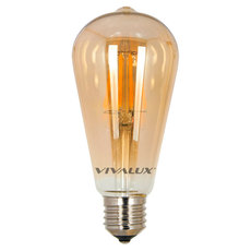LED кр E27 6W 590Lm 3K ST64FILRET VIVA LED кр E27 6W 590Lm 3K ST64FILRET VIVA