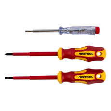 ОТВЕРТКИ ВИСОКОВОЛТОВИ КОМПЛЕК NEXTOOL D253-3 ОТВЕРТКИ ВИСОКОВОЛТОВИ КОМПЛЕК NEXTOOL D253-3