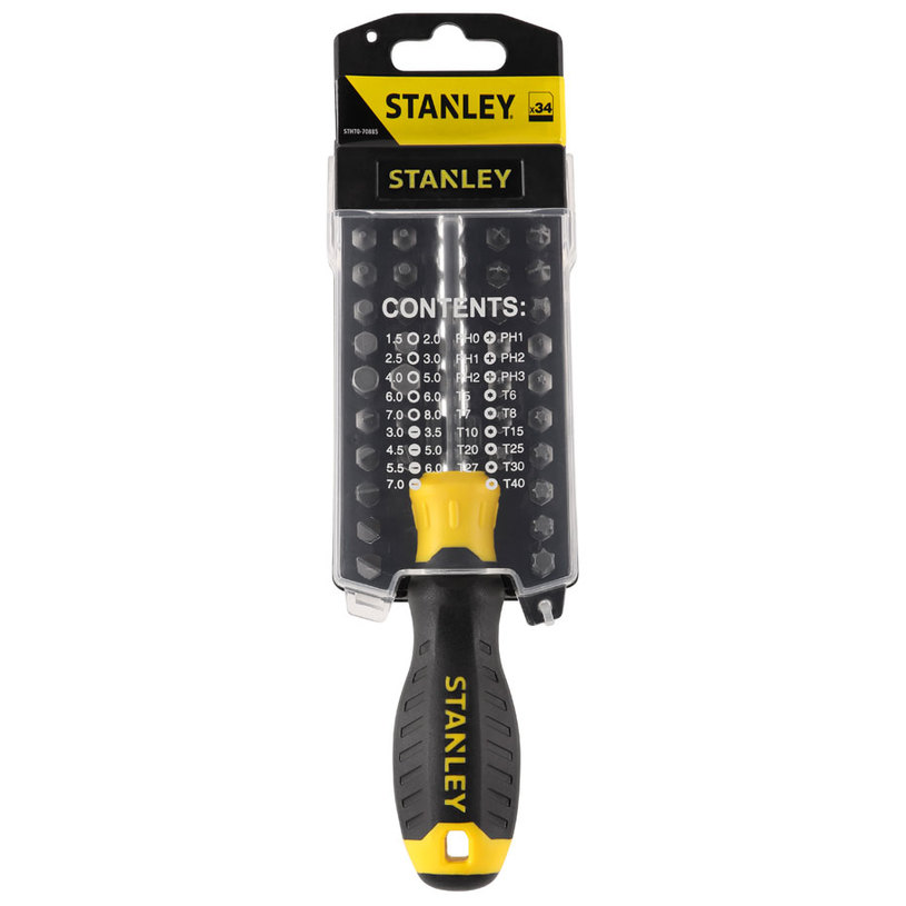 STANLEY Отвертка с 33 бита STANLEY Отвертка с 33 бита