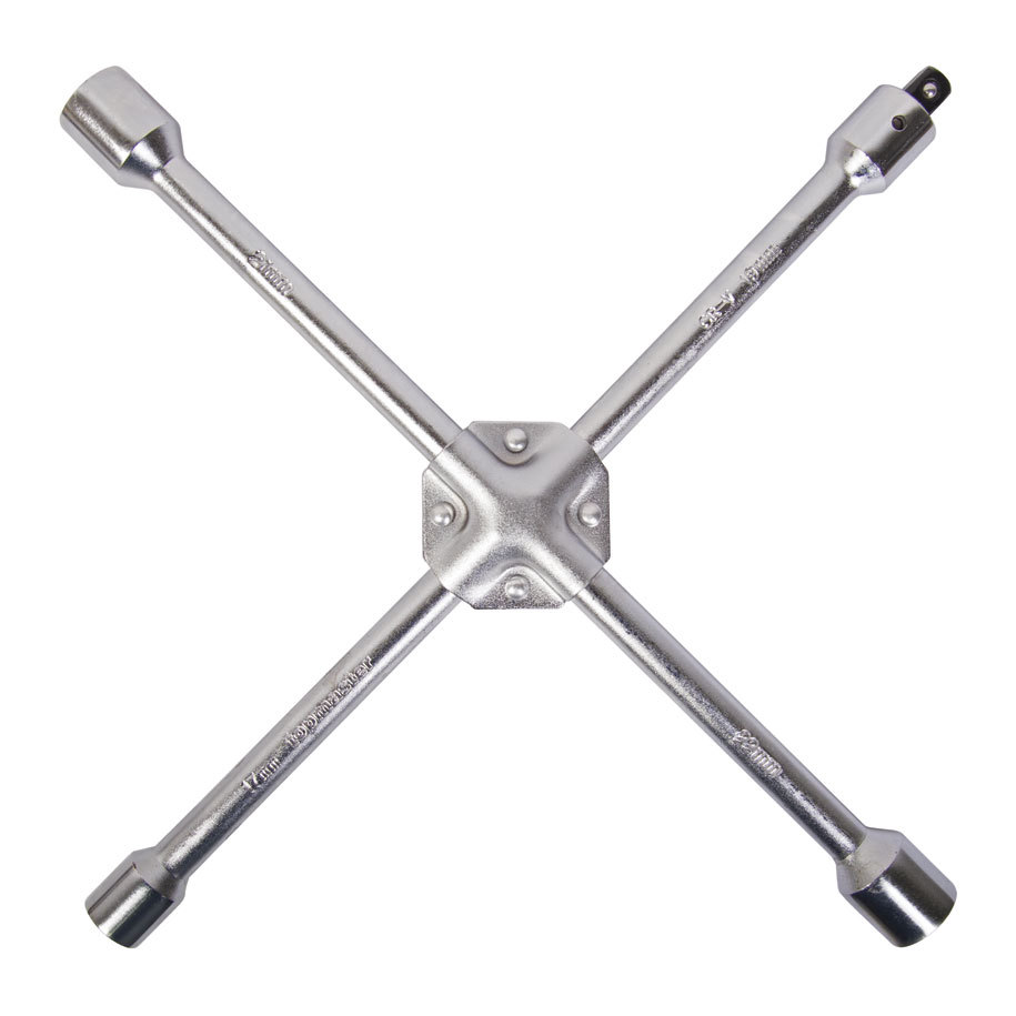 Кръстат ключ за джанти TOPMASTER 17х19х21х22 mm, CR-V стомана
