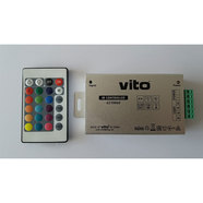 IR RGB CONTROLLER/144W/ 12VDC/IP20 VITO IR CONTROLLER IR RGB CONTROLLER/144W/ 12VDC/IP20 VITO IR CONTROLLER