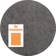 5 бр. мрежеста шкурка, Ф 225 mm P220 5 бр. мрежеста шкурка, Ф 225 mm P220