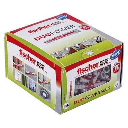 DUOPOWER 6X50 универсален дюбел (100) DUOPOWER 6X50 универсален дюбел (100)