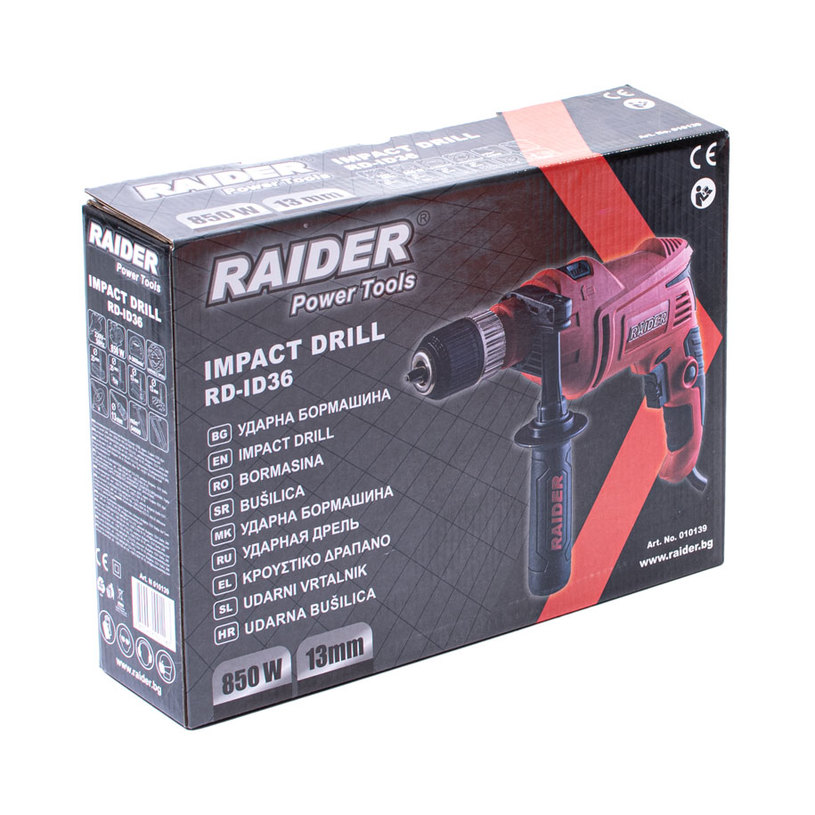 RAIDER ударна бормашина RD-ID36 850W