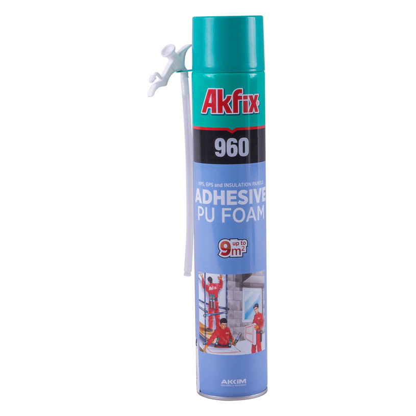 ЛЕПИЛО ЗА ИЗОЛ. PU-960 РЪЧНО 750ML AKFIX ЛЕПИЛО ЗА ИЗОЛ. PU-960 РЪЧНО 750ML AKFIX