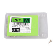 PRO M винт за дърво 3,0 х 10/100бр. PRO M винт за дърво 3,0 х 10/100бр.