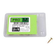 PRO M винт за дърво 3,0 х 16/100бр. PRO M винт за дърво 3,0 х 16/100бр.