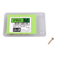 PRO M винт за дърво 3,5 х 20/60бр. PRO M винт за дърво 3,5 х 20/60бр.