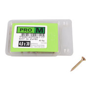PRO M винт за дърво 4,0 х 30/40бр. PRO M винт за дърво 4,0 х 30/40бр.