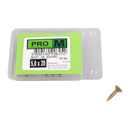 PRO M винт за дърво 5,0 х 20/40бр. PRO M винт за дърво 5,0 х 20/40бр.