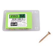 ВИНТ ЗА ДЪРВО 5X40 ММ PRO M 25 БРОЯ ВИНТ ЗА ДЪРВО 5X40 ММ PRO M 25 БРОЯ