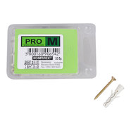 PRO M дюбел 6х30 с винт 3.5х35/30 бр. PRO M дюбел 6х30 с винт 3.5х35/30 бр.