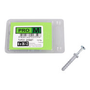 PRO M пирон дюбел 6 х 35 Z / 12бр. PRO M пирон дюбел 6 х 35 Z / 12бр.
