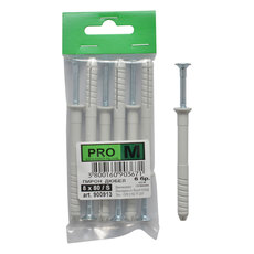 PRO M пирон дюбел 8 х 80 S / 6бр. PRO M пирон дюбел 8 х 80 S / 6бр.