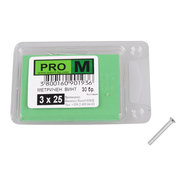 МЕТРИЧЕН ВИНТ 30 БР. PRO M 3 х 25 MM МЕТРИЧЕН ВИНТ 30 БР. PRO M 3 х 25 MM