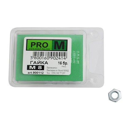PRO M гайка М8 / 16бр. PRO M гайка М8 / 16бр.