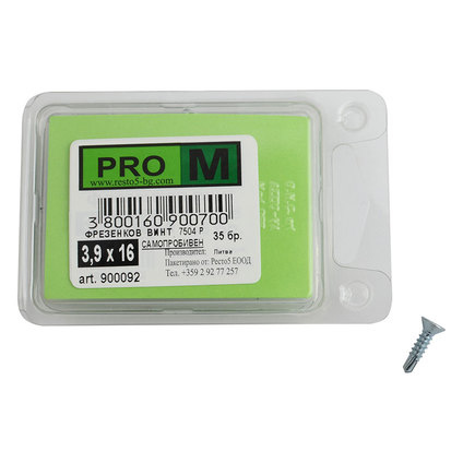 PRO M самонар.винт DIN 7504P 3,9х16/35бр PRO M самонар.винт DIN 7504P 3,9х16/35бр
