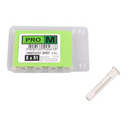 PRO M унив. дюбел /TMT/ 8 х 51/8бр. PRO M унив. дюбел /TMT/ 8 х 51/8бр.
