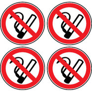 СТИКЕР 12Х12 CM 4 Х "ПУШЕНЕТО ЗАБРАНЕНО" СТИКЕР 12Х12 CM 4 Х "ПУШЕНЕТО ЗАБРАНЕНО"