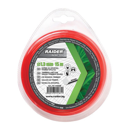 RAIDER КОРДА ЗА МОТ.КОСА 1.3MM x 15M RAIDER КОРДА ЗА МОТ.КОСА 1.3MM x 15M