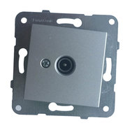 Розетка TV мех сива IP20 Karre+ Розетка TV мех сива IP20 Karre+