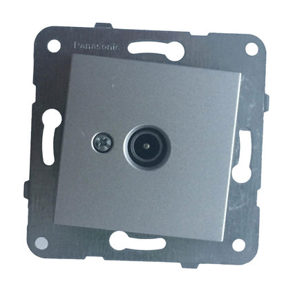 Розетка TV мех сива IP20 Karre+ Розетка TV мех сива IP20 Karre+