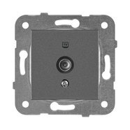 Розетка TV мех т.сива IP20 Karre+ Розетка TV мех т.сива IP20 Karre+